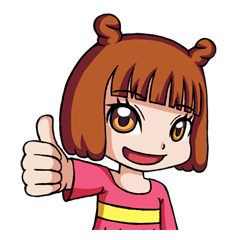 [LINEスタンプ] ツノヘアーガールの画像（メイン）