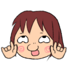 [LINEスタンプ] 変顔のぶです。