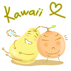 [LINEスタンプ] KAWAII FRUIT