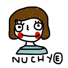 [LINEスタンプ] Nuchy - English Version