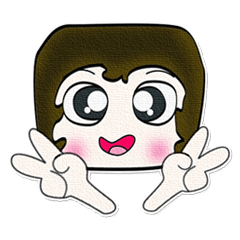 [LINEスタンプ] My name Michi.^_____^