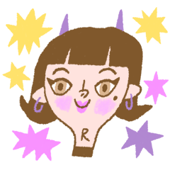 [LINEスタンプ] Magically girl Rommi ！！！