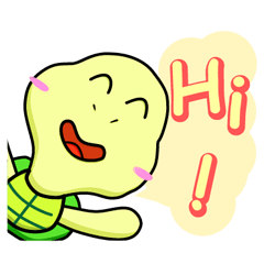 [LINEスタンプ] Vitality turtle adventure every day