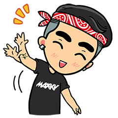 [LINEスタンプ] DJ.MAXKY