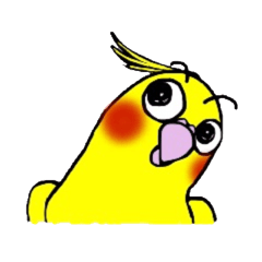 [LINEスタンプ] オカメインコのルビー