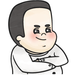 [LINEスタンプ] Chef tsang-a-pang's daily life