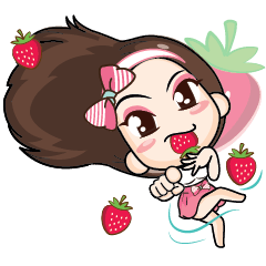 [LINEスタンプ] Confident girl.+