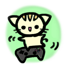 [LINEスタンプ] 墨猫ゲーム用語