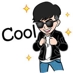 [LINEスタンプ] CoolerPor (EN)