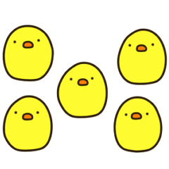 [LINEスタンプ] ひよこのすたんぷ2。