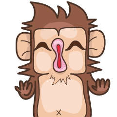 [LINEスタンプ] Juppy the Monkey Vol 5