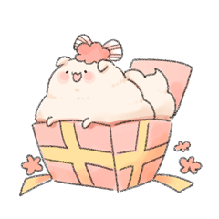 [LINEスタンプ] Marshmallow Puppy