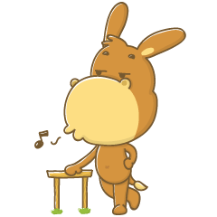 [LINEスタンプ] choco donkey