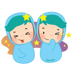 [LINEスタンプ] Gemini Girl - HoroGang