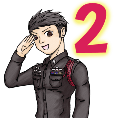 [LINEスタンプ] We are police cadet 2 : After graduated