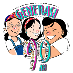 [LINEスタンプ] Generasi90an Anak Kemaren Sore