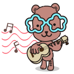 [LINEスタンプ] Animated Vanyui Teddy Bear Superhero