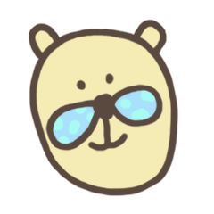 [LINEスタンプ] bow-knot ＆ bear