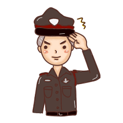 [LINEスタンプ] Police Student