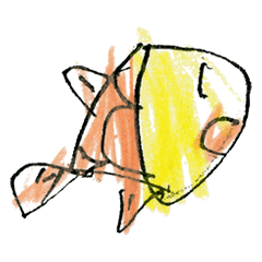 [LINEスタンプ] Smiling Fish