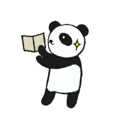 [LINEスタンプ] Panda preparing for an exam