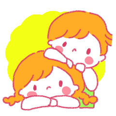 [LINEスタンプ] ふたごのまいにち