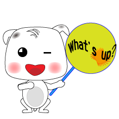 [LINEスタンプ] Qma is a cute puppy.