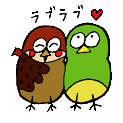 [LINEスタンプ] メジ郎とスズ子