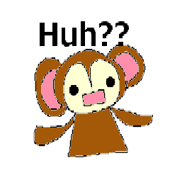 [LINEスタンプ] モンキー・バナナ1