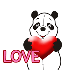 [LINEスタンプ] Panda ＆ Pandy (Animated)