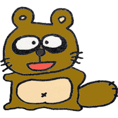 [LINEスタンプ] たぬさん {tanuki}