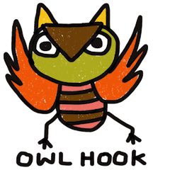 [LINEスタンプ] Owl Hookの画像（メイン）