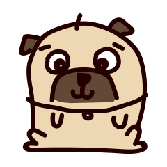 [LINEスタンプ] PUG PUG