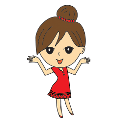 [LINEスタンプ] Nong Kanomping