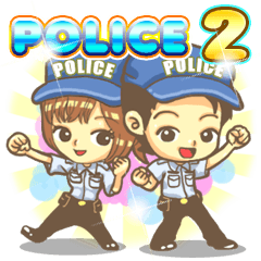 [LINEスタンプ] POLICE 2の画像（メイン）