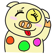 [LINEスタンプ] みず玉ブヒ子