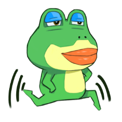 [LINEスタンプ] 雨蛙カップル