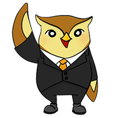 [LINEスタンプ] Mr. Owricky, the business owl