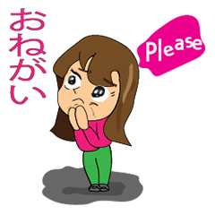 [LINEスタンプ] みきみきちゃん