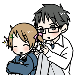 [LINEスタンプ] 湊先輩と一希くん その2