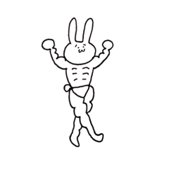 [LINEスタンプ] ウサピョン