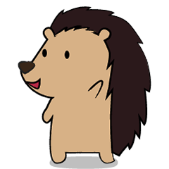 [LINEスタンプ] H The Hedgehog