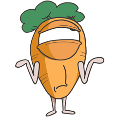 [LINEスタンプ] crazy carrot！