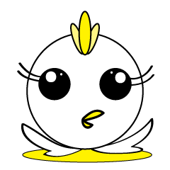 [LINEスタンプ] CHICKY GIRL