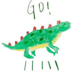 [LINEスタンプ] dinosaur yayaya