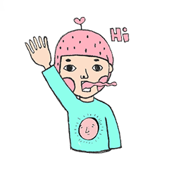 [LINEスタンプ] Pink BB