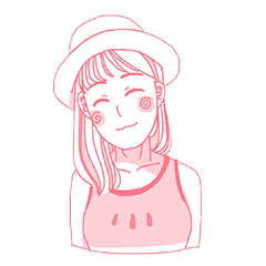 [LINEスタンプ] Be a girl