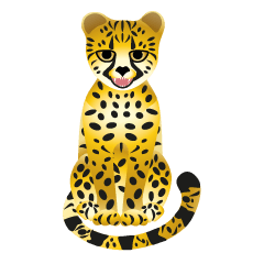 [LINEスタンプ] Cheetah
