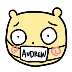 [LINEスタンプ] ぽくはアンドリュー。