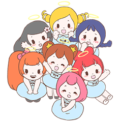 [LINEスタンプ] Idol Angel